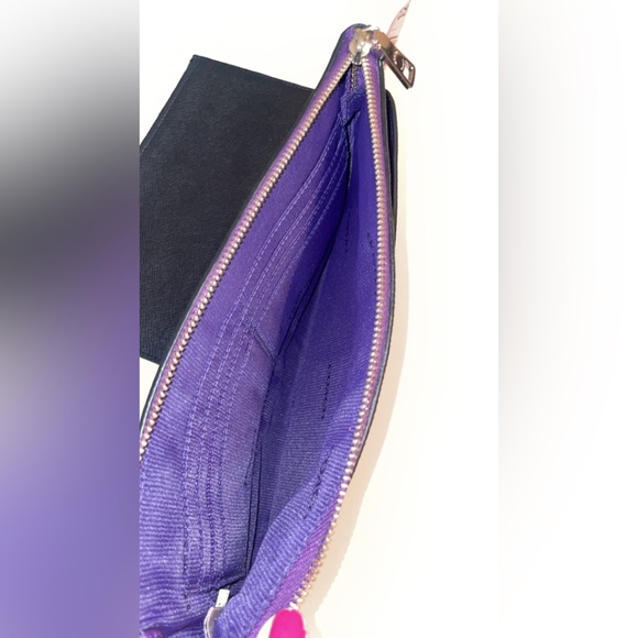 Coach Purple Wristlet Clutch - Picture 3 of 6